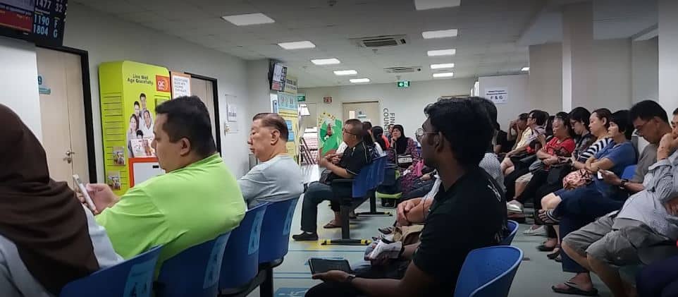 Jurong Polyclinic Waiting Area