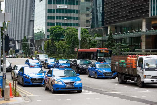 Types of transportation Taxis Singapore