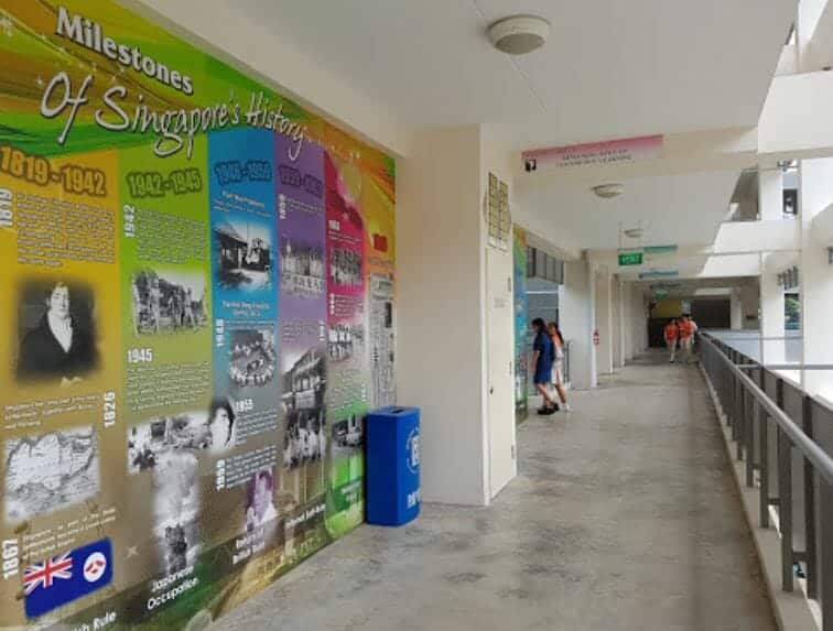Bedok View Secondary School Hallway