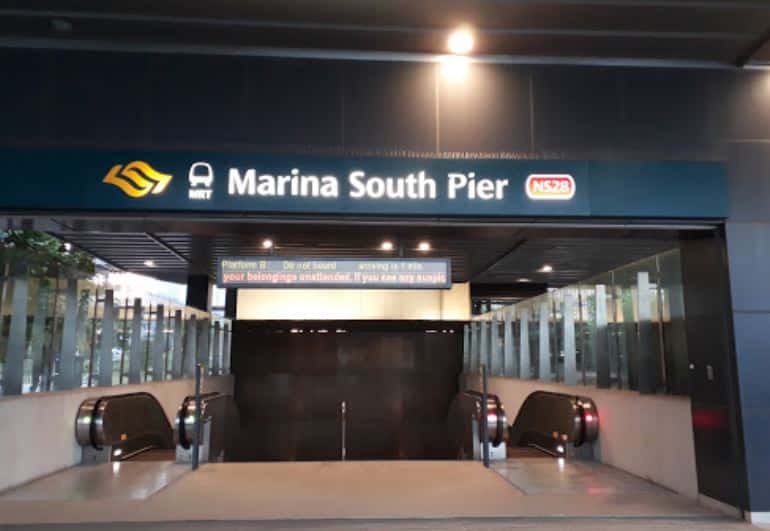 marina south pier mrt entrance