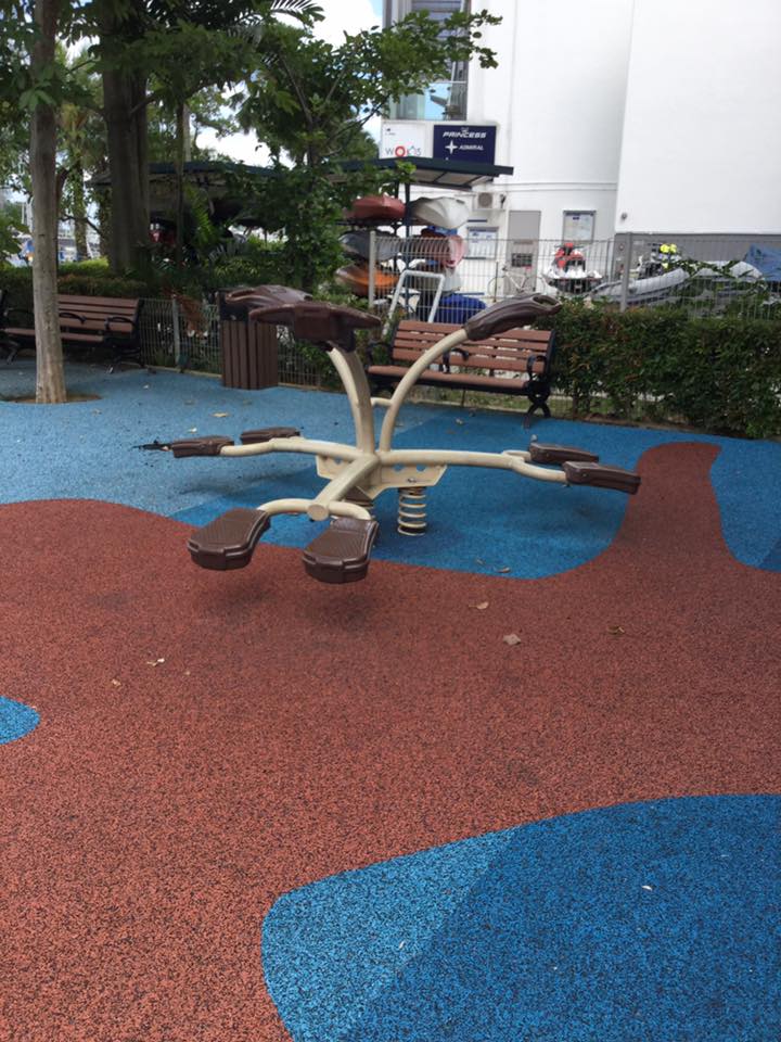 Pirate themed playground at Sentosa Cove Village Play Area
