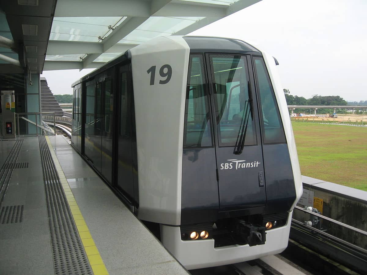 Punggol LRT Line train
