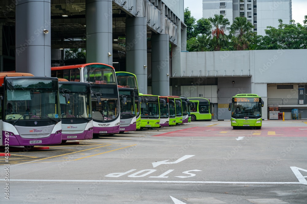 How many bus interchanges are there in Singapore