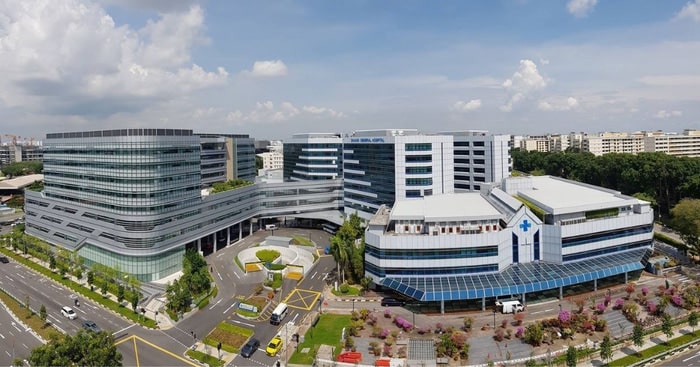 How many hospitals are there in Singapore