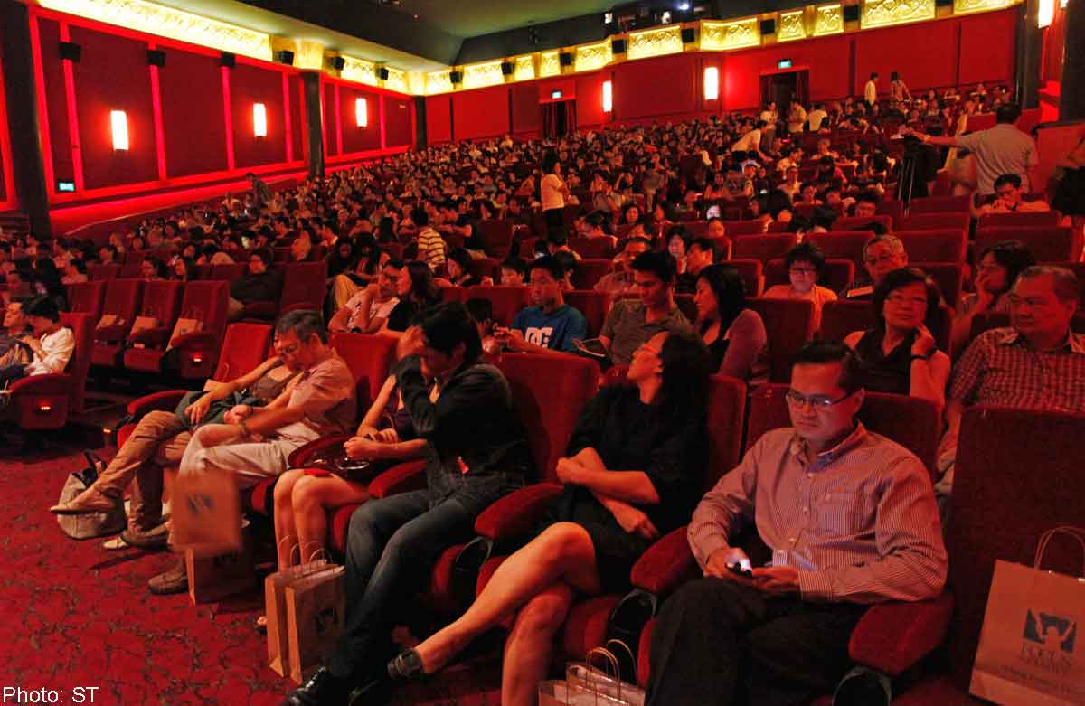 cameras in movie theaters in Singapore