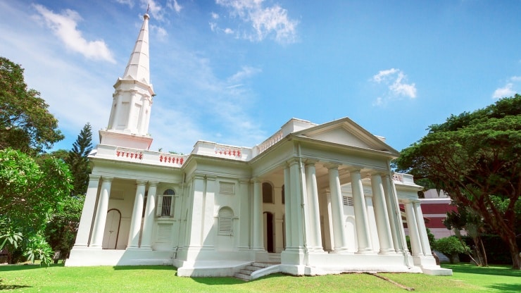 Which is the oldest church in Singapore