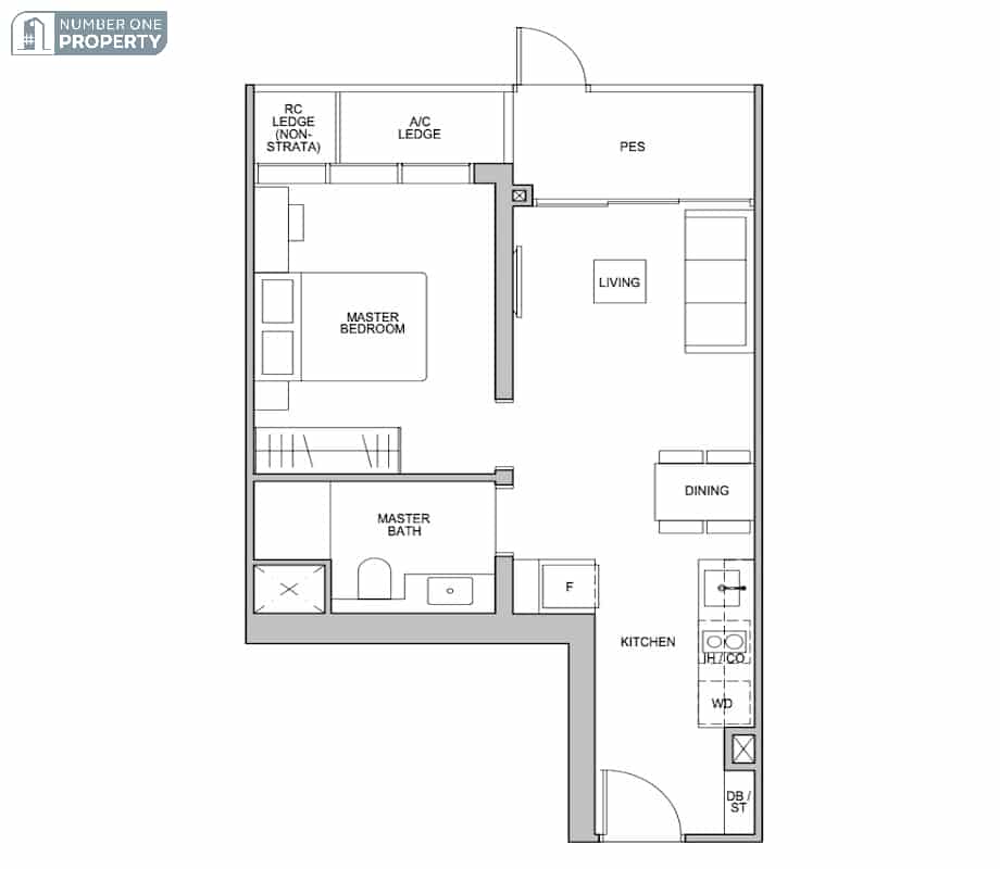 Lentor-Hill-Residences-1-Bedroom-min