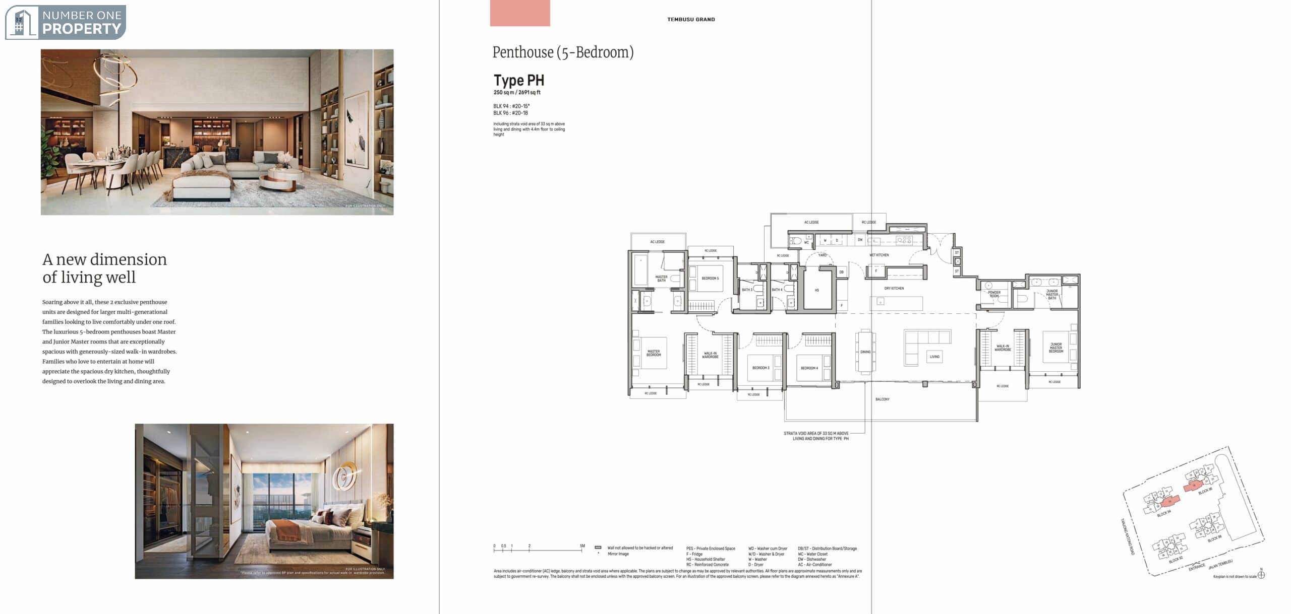 TEMBUSU GRAND Floorplan 5 Bedroom Penthouse scaled 1