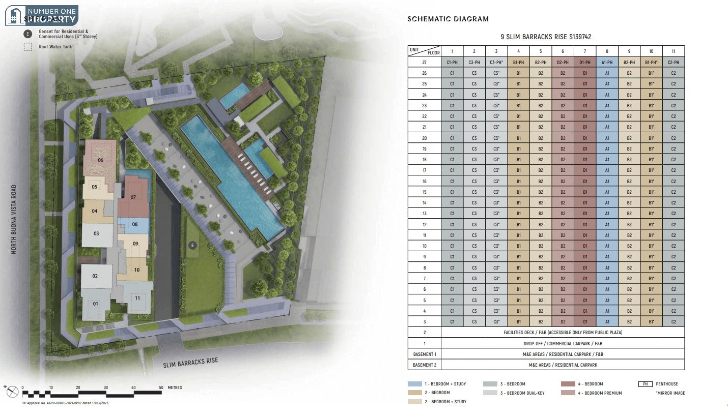 Blossom by the park site plan 2