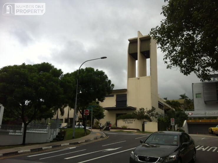 Former 551- 553 Bukit Timah Road 6 - 8 Duke Road near Catholic Church of St. Ignatius