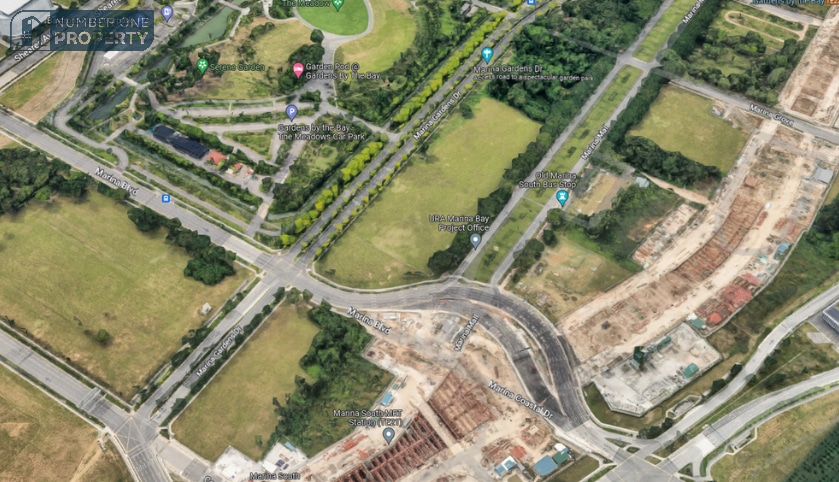 Marina Gardens Residences 3D Google Map