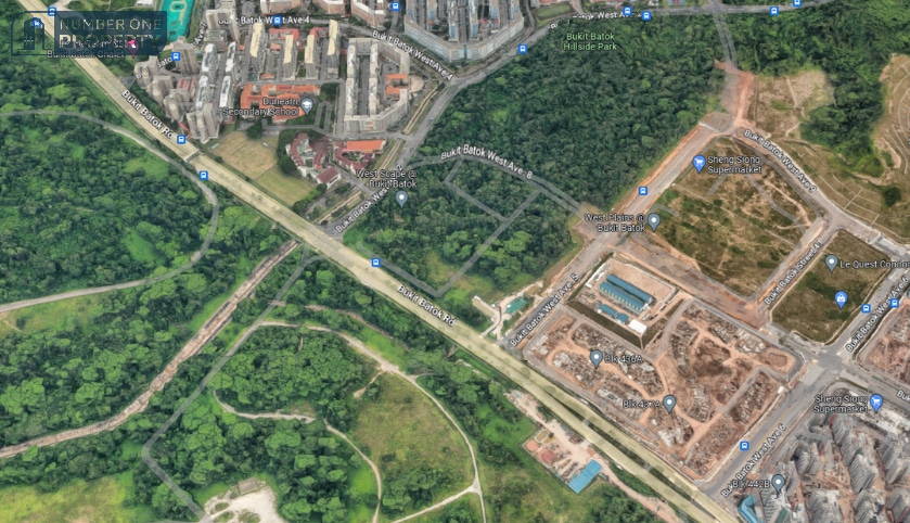 Bukit Batok West Avenue 8 3D Google Map