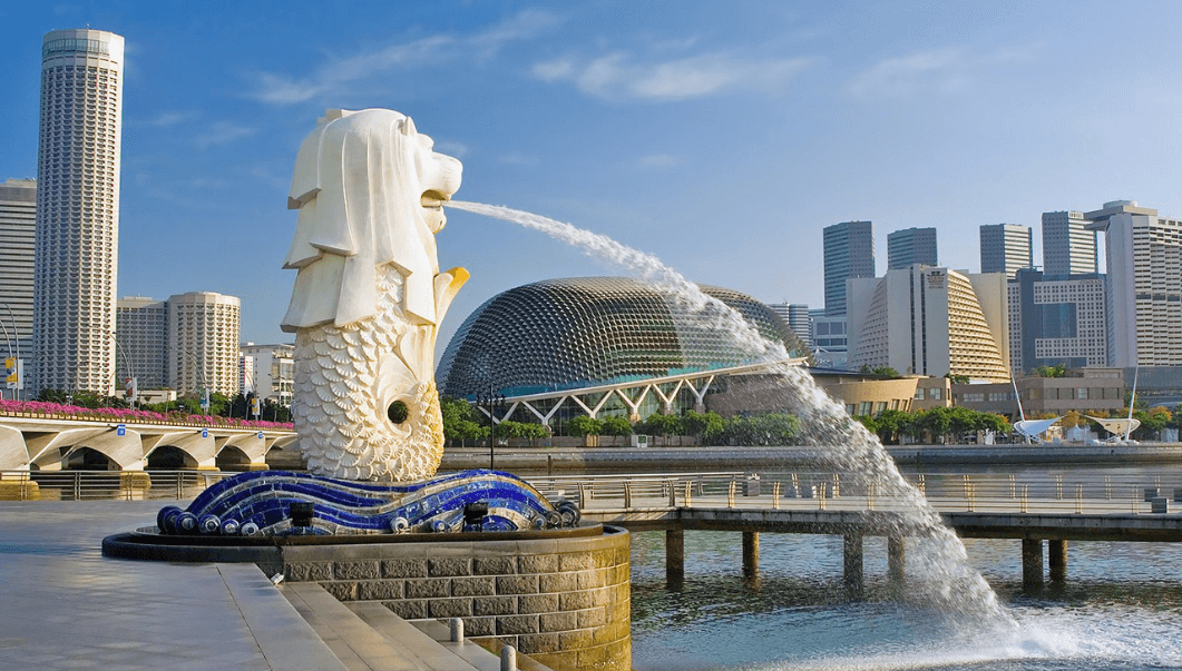 Merlion Park Iconic symbol of Singapore in District 1