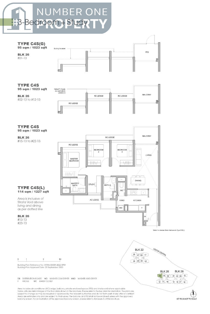 Hillock Green Floor Plan 3 BEDROOM STUDY