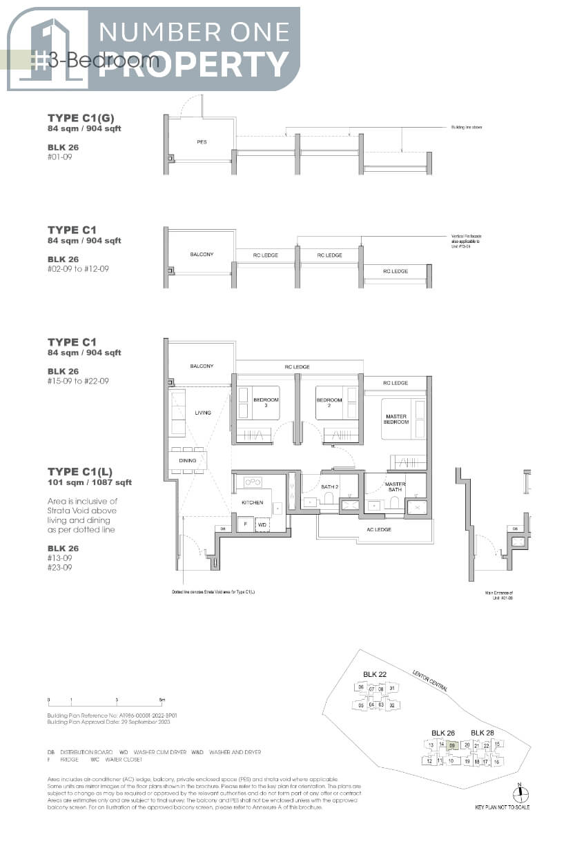 Hillock Green Floor Plan 3 BEDROOM