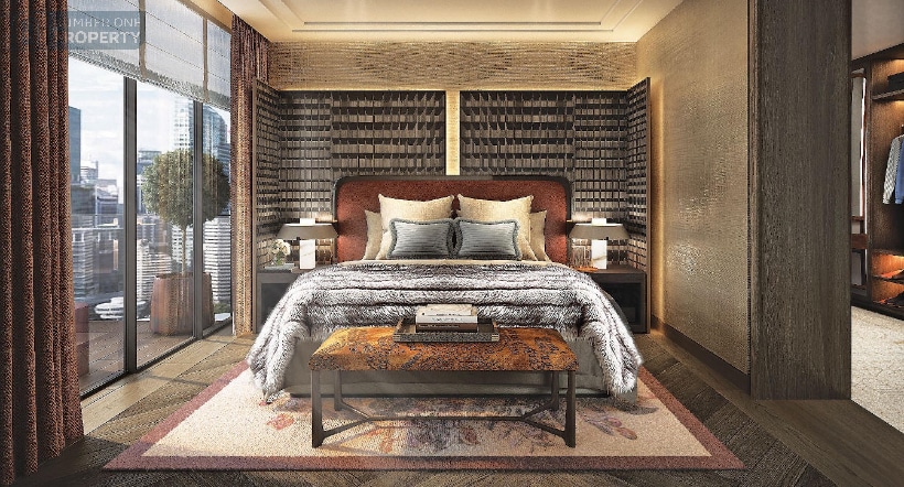 Klimt Cairnhill Showflat Master Bedroom