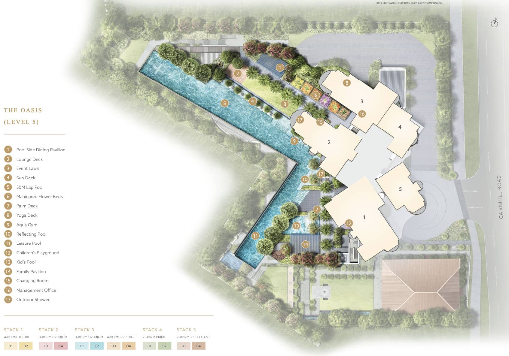 Klimt Cairnhill Site Plan Layout Level 5