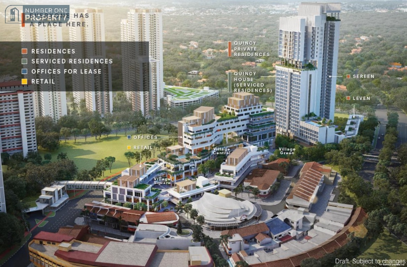 One Holland Village Residences Site Planning