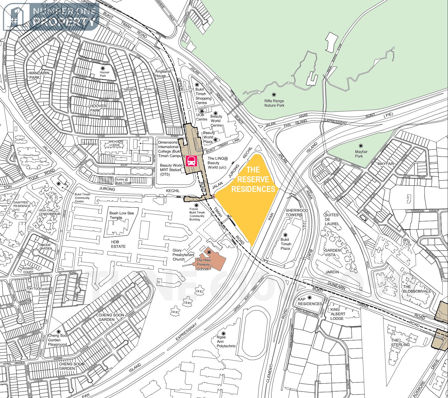 The Reserve Residences Site Location Map by URA 1
